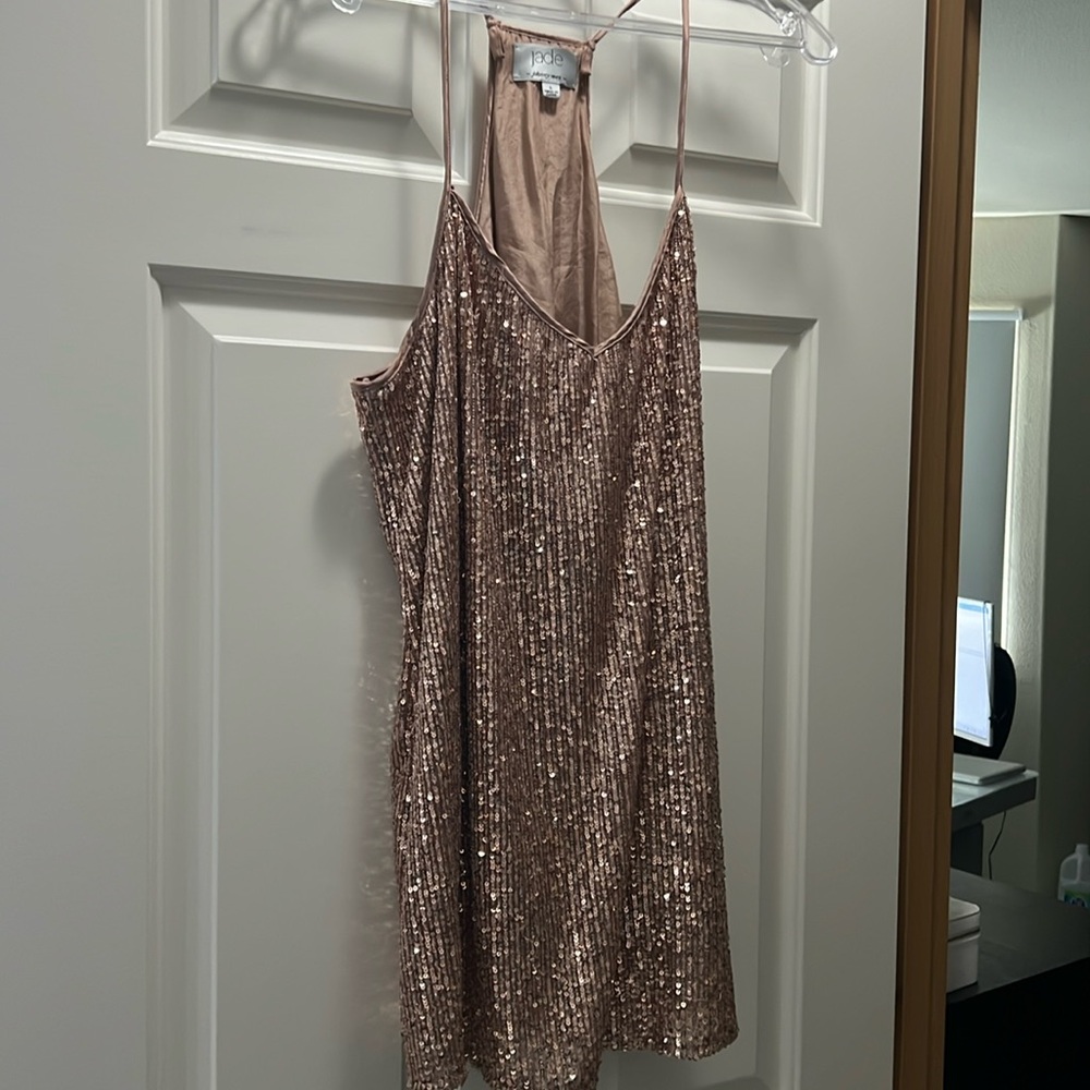 Johnny Was sequin top size Large
